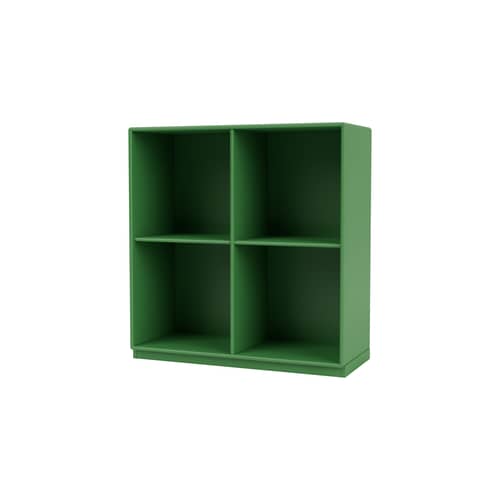 Ablage Show holz grün / B 69,6 x T 30 x H 72,6 cm - MONTANA - Parsley 152 - lackierte Holzfaserplatte