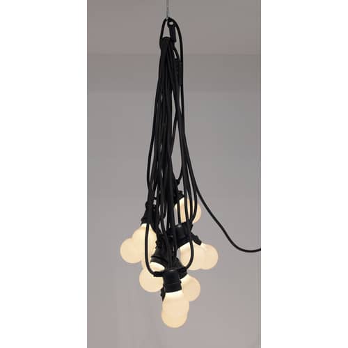 Ampoule LED E27  métal verre blanc / 0,48W - Pour  guirlande Bella Vista WHITE - Seletti - Ampoule de rechange / Blanc - Métal, Verre dépoli