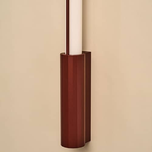 Applique d\'extérieur In Fine LED verre / L 105 cm - DCW éditions - Rouge - Aluminium, Verre