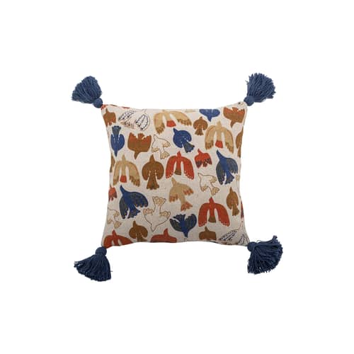 Cuscino Anniversary tessuto multicolore / 45 x 45 cm - Bloomingville - Multicolore - Cotone, Poliestere