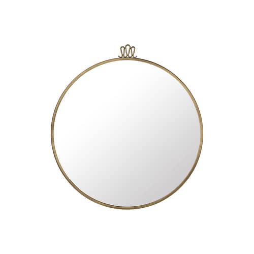Miroir mural Randaccio   / Gio Ponti - Ø 70 cm - Laiton - Gubi - Ø 70 cm / Laiton - Laiton