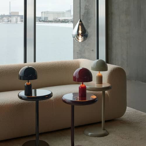 Flare Bead LED Pendant glass silver - Tom Dixon - Bead / Mirror Silver - Borosilicated glass