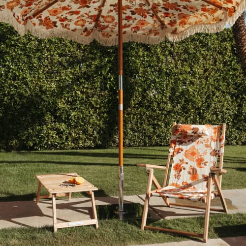 Pied de parasol The Classic métal / 25 Kg - Pour mât de 2,5 à 5,08 cm - BUSINESS & PLEASURE - Acier inoxydable - Acier carbone