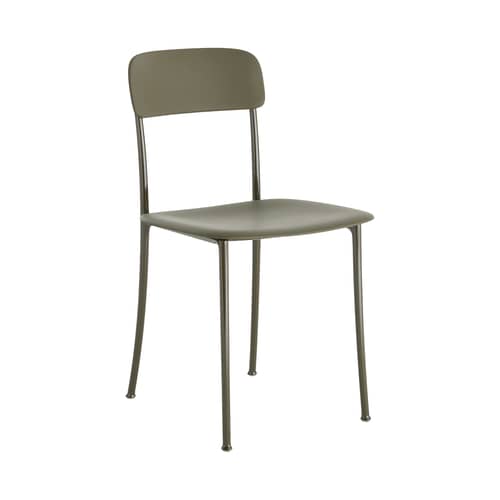 Stuhl Savoia plastikmaterial grün - Kartell - Grün - bemaltes Aluminium, Technoplymer