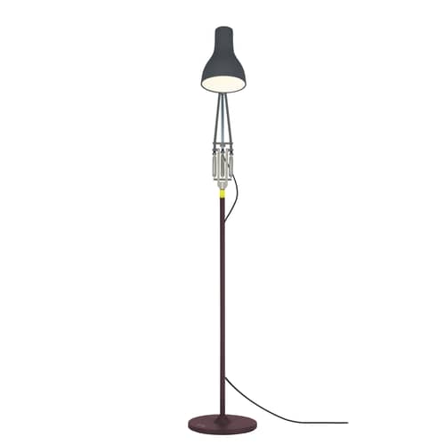 Stehleuchte Type 75 metall bunt / By Paul Smith - Edition 4 - Anglepoise - Nr. 4 / Rot, Grau, Blau, Grün - Aluminium