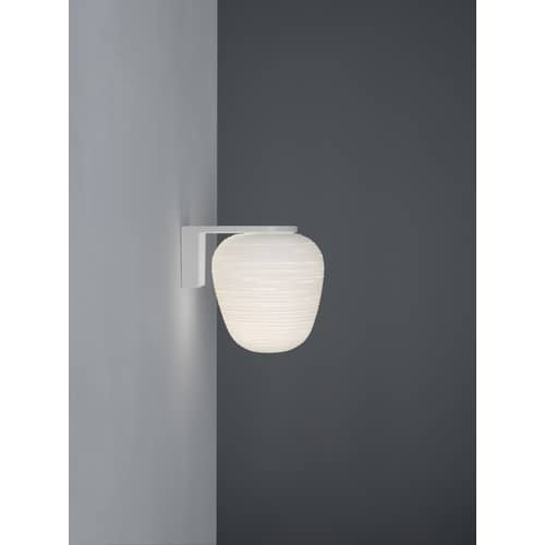 Wandleuchte Rituals 3 glas weiß / Ø 19 cm x H 21 cm - Foscarini - H 21 cm / weiß - lackiertes Metall, mundgeblasenes Glas