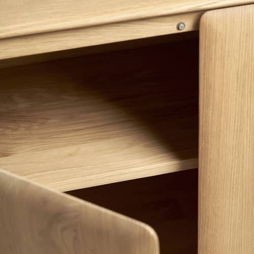 Buffet PI bois naturel / L 174 x H 83 cm - Ethnicraft - Chêne huilé - Chêne massif huilé