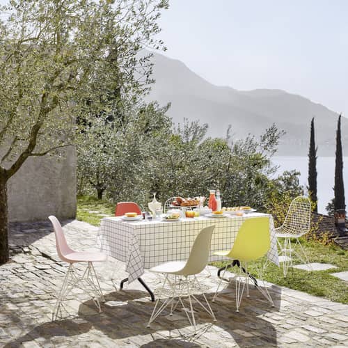 Vitra RE DSR - Eames Plastic Side Chair Chair - soft pink white