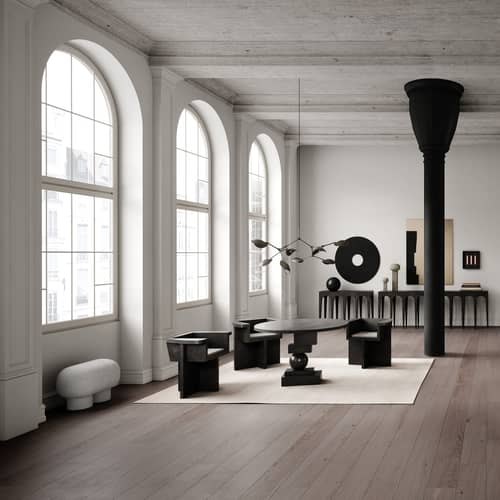 Suspension Stingray métal marron / Modulable - 152 x 121 cm - 101 COPENHAGEN - Bronze - Fer