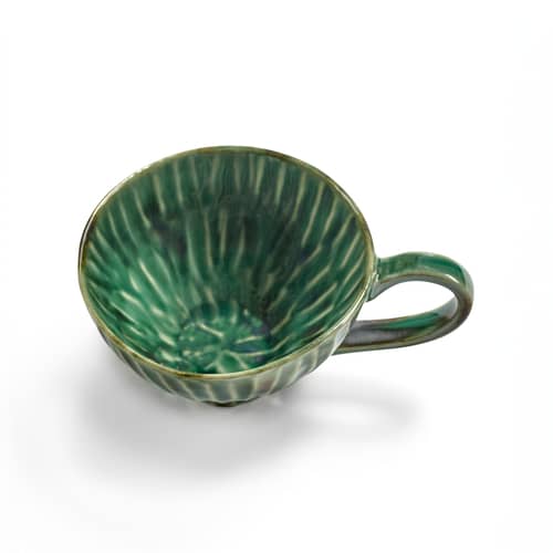 Set de 2 tasses à cappuccino Verde Lanza - Serax - Set 2 tasses - Grès émaillé