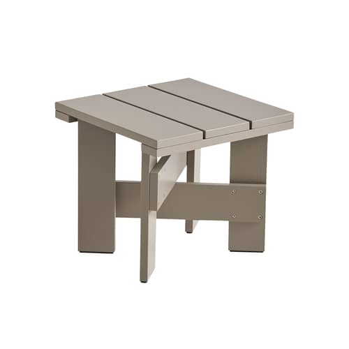 Tavolino Crate Outdoor legno beige / Gerrit Rietveld - 49,5 x 49,5 x H 45 cm - Hay - nebbia londinese - Legno di pino massello