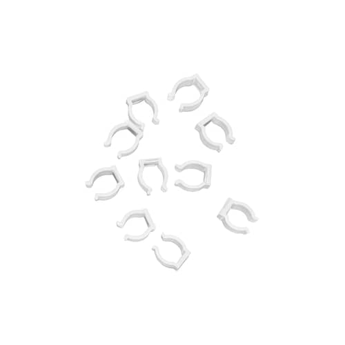 Accessorio  materiale plastico trasparente / 10 clip trasparenti per la Ghirlanda luminosa Flex Tube - STUDIO ABOUT - Trasparente - Plastica