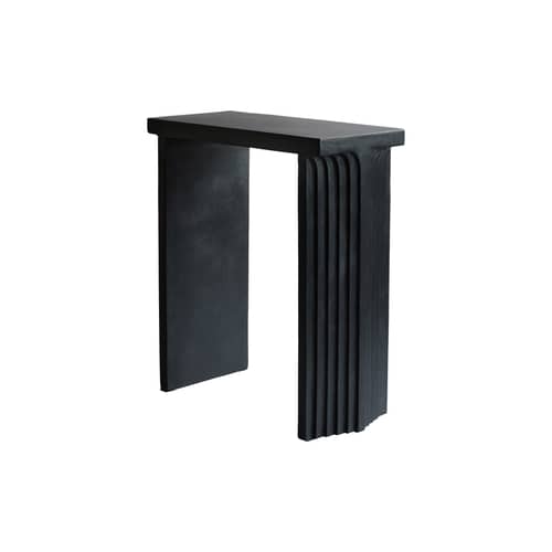 Console Arc / L 70 x P 30 x H 80 cm - 101 COPENHAGEN - Café - Béton fibré