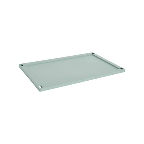 Deckel  plastikmaterial grün / Für Korb Colour Crate Large 35,5 x 54,5 cm - Hay - Grün Salbei - Recyceltes Polypropylen