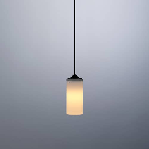 Pendelleuchte Tobo Porcelaine P215 keramik weiß / Ø 10 x H 21,5 cm - DCW éditions - H 21,5 cm / Weiß - Aluminium, Porzellan