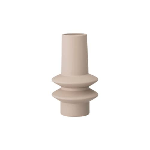 Vase Isold keramik beige / Ø 12,5 x H 22 cm - Bloomingville - Beige - Sandstein
