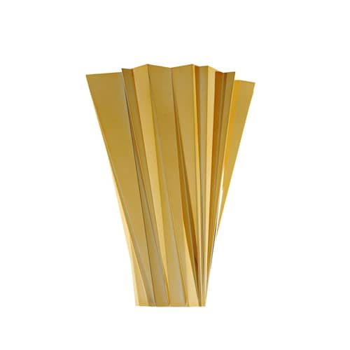 Vase Shanghai plastique or / Métallisé - Mario Bellini, 2012 - Kartell - Or - PMMA