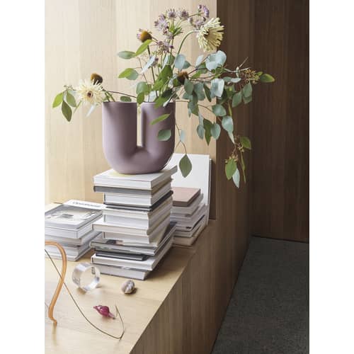 Vaso Kink ceramica rosa / Ceramica - Muuto - Lilla - Ceramica