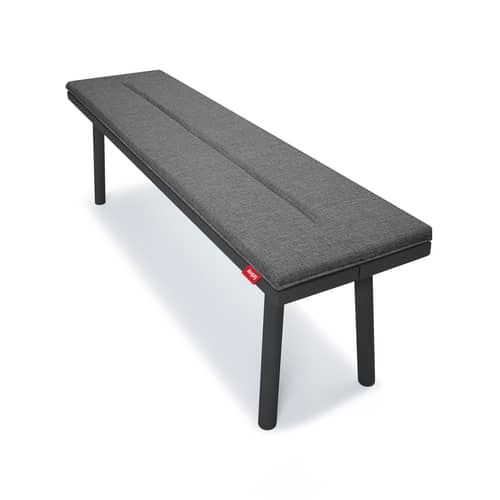 Accessorio  tessuto grigio / Cuscino per panca di Fred - Fatboy - Grigio Rock - Espanso, Tessuto Olefina