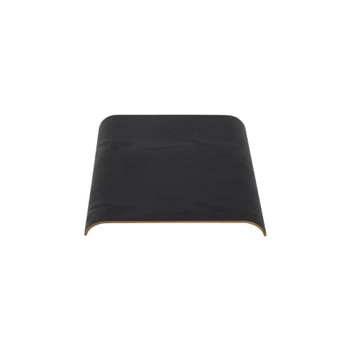  Accessory wood black / Curva Bench & Stool Tray - 33 x 32 cm - AYTM - Black & White - Tinted oak plywood