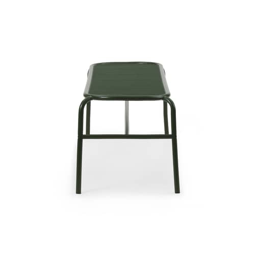 Banc Vig métal vert / L 150 cm - Normann Copenhagen - Vert - Acier thermolaqué