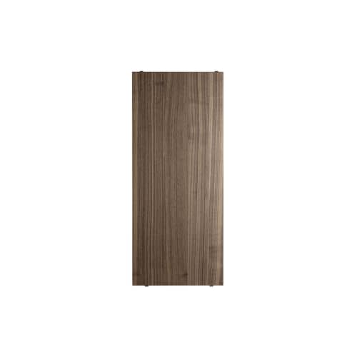 Lot de 3 étagères - L 58 x P 30 cm - String Furniture - Noyer - Aggloméré plaqué