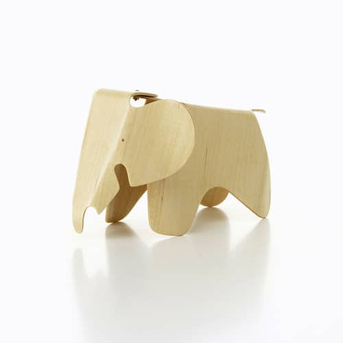 Miniature Plywood Elephant natural bois naturel / Eames (1945) - Vitra - Plywood Elephant natural - Contreplaqué d\'érable