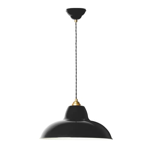 Pendelleuchte Original 1227 Midi Wide metall schwarz / Ø 40 x H 19 cm/ Neuauflage 1930\' - Anglepoise - Jetschwarz - Stahl
