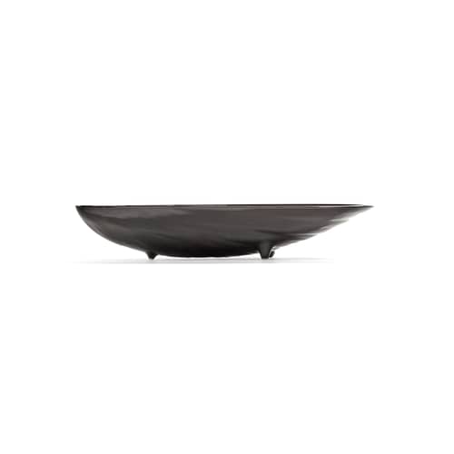 Piatto da portata Marcel Medium ceramica nero / 30,5 x 14 cm - Serax - Nero - Porcellana smaltata
