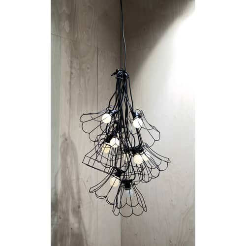 Ampoule LED E27  métal verre blanc / 0,48W - Pour  guirlande Bella Vista WHITE - Seletti - Ampoule de rechange / Blanc - Métal, Verre dépoli