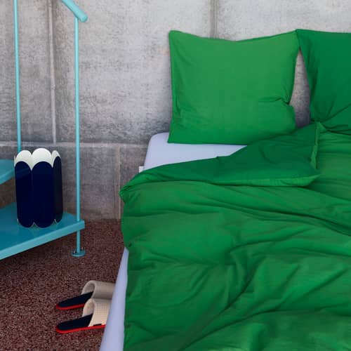 Bettbezug 240 x 220 cm Duo textil grün / Oeko-Tex-Baumwolle - Hay - Matchagrün - Oeko-Tex® zertifizierte Baumwolle