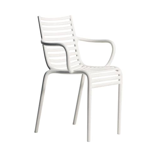 Fauteuil empilable Pip-e / Philippe Starck, 2010 - Driade - Blanc - Polyéthylène