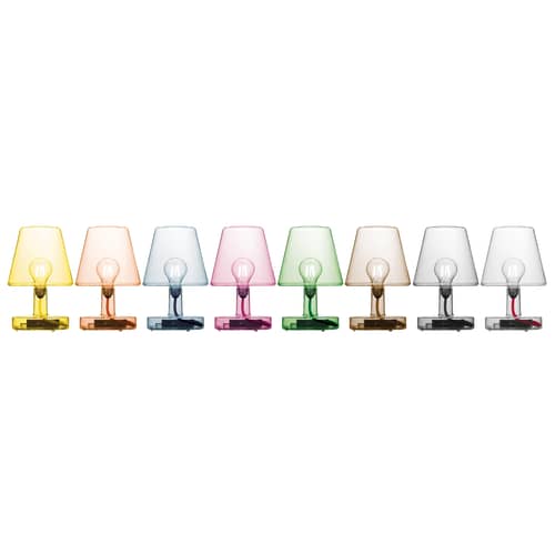 Lampada senza fili ricaricabile Transloetje LED materiale plastico marrone / LED - Ø 16 x H 25 cm - Fatboy - Fuggire - policarbonato