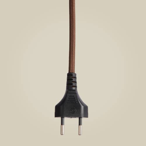 Lampada a stelo Okinawa LED legno marrone / 2 diffusori regolabili - GOOD&MOJO - Marrone - Frassino