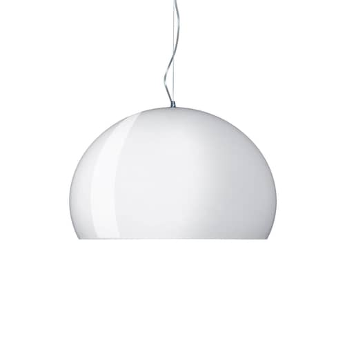 FL/Y Pendant plastic material white / Ø 52 cm - Kartell - White - PMMA