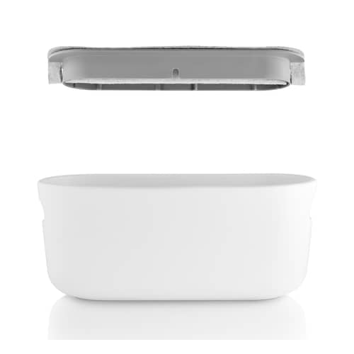 Pot à réserve d\'eau Herb céramique blanc / Bac à herbes aromatiques - Eva Trio - Blanc - Céramique, Nylon, Plastique
