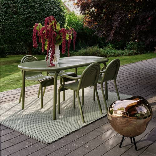 Tapis Cord tissu vert / 170 x 240 cm - Recyclé - Tom Dixon - Vert -  PET recyclé