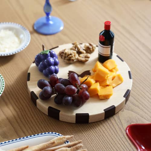 Ensemble salière et poivrière Wine / H 11 cm - & klevering - Multicolore - Grès