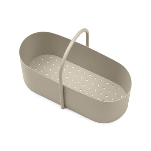 Korb Grib metall beige - Ferm Living - Kaschmir-beige - Thermolackiertes Metall