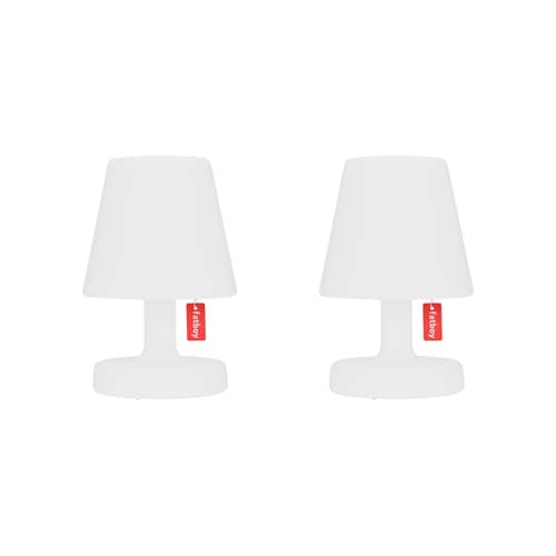 Set de 2 lampes sans fil rechargeables Edison the Petit II LED / H 25 cm - Fatboy - Blanc - Polypropylène