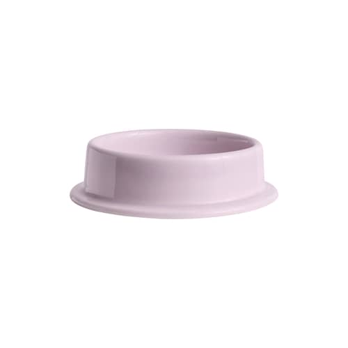 Portacandela Column ceramica rosa / Per candela a blocco - Ø 11 cm - Hay - Rosa pallido - Maiolica smaltata