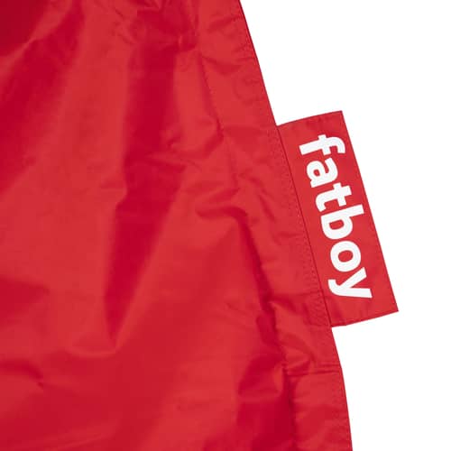 Pouf The Original tissu rouge / Nylon - 140 x 180 cm - Fatboy - Rouge -  Micro-billes EPS, Nylon