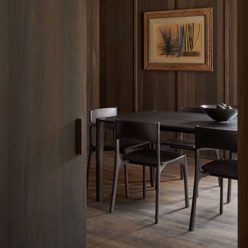 Sedia PI legno marrone - Ethnicraft - Teak marrone scuro - Teak massello