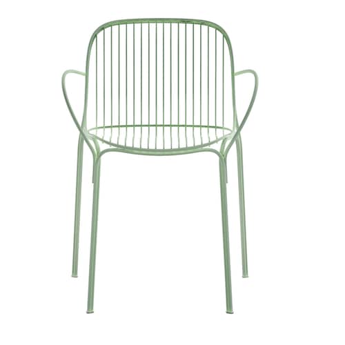 Sessel HiRay metall grün / Metall - Kartell - Grün - bemalter galvanisierter Stahl
