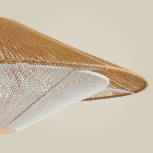 Suspension Lumbini Large / Ø 60 cm - GOOD&MOJO - Beige - Corde