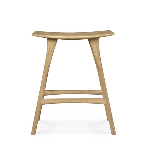 Tabouret haut Osso / H 65 cm - Ethnicraft - Chêne - Chêne massif