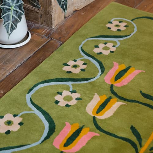 Tapis Wild at Heart / 180 x 120 cm - Edition limitée by Blumenhaus - COLORTHERAPIS - 180 x 120 cm - Laine vierge de Nouvelle-Zélande