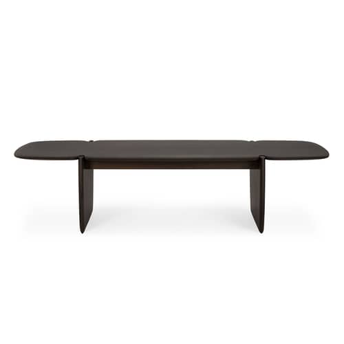 Tavolino PI legno marrone / Mogano - 155 x 58 cm - Ethnicraft - Mogano - Mogano massiccio tinto