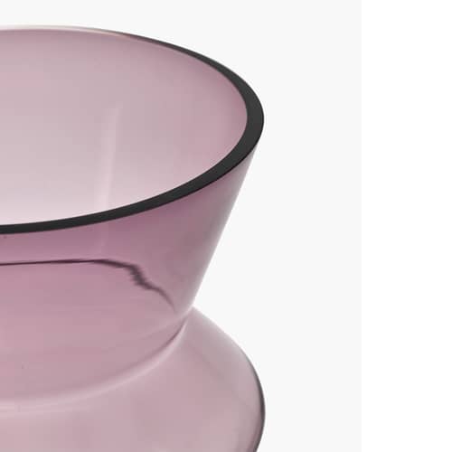 Vase Marie-Ann verre violet / Medium - Ø 19 x H 31.6 cm - Serax - Violet - Verre
