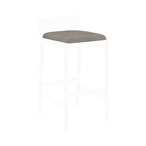  Accessory textile brown / Seat cushion for Jack Outdoor Bar stool - Ethnicraft - Mocha - Foam, Polypropylene fabric